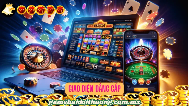 Cổng game sở hữu giao diện sắc nét, độc đáo
