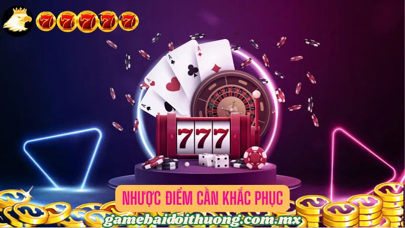 Nhược điểm của cổng game bài Ngonclub